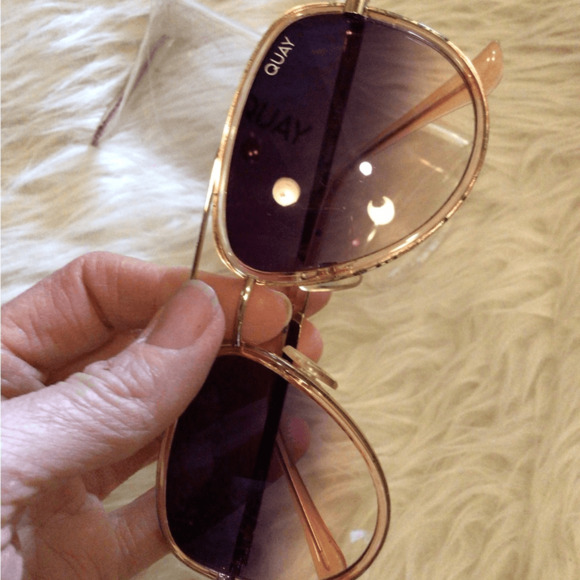 NEW ! Quay All In Mini aviators peach Read*** main image 5